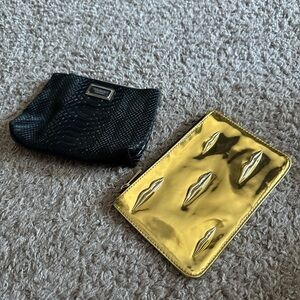 Victoria's Secret Black and Gold Clutches